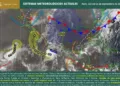Oaxaca bajo vigilancia: huracán, lluvias y una nueva baja presión amenazan con complicar el clima