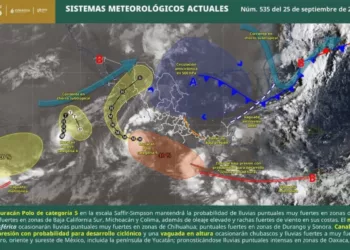 ¡Oaxaca, entre lluvias y alerta! Vigilan posible ciclón cerca del golfo de Tehuantepec