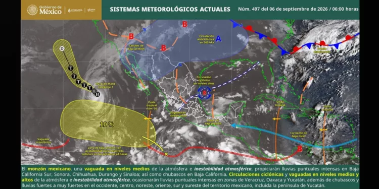 Lluvias, tormentas y descargas eléctricas golpearán Oaxaca este domingo