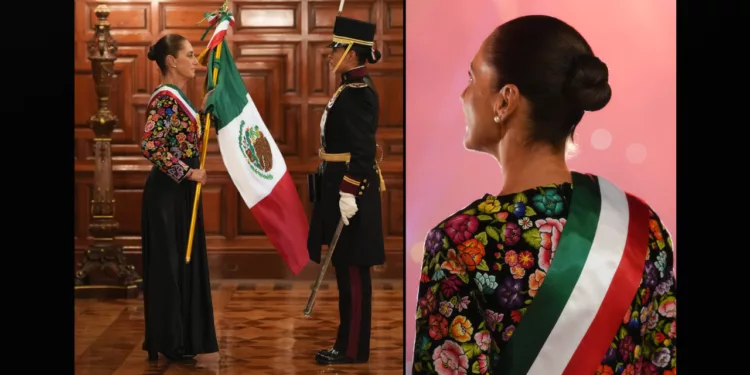 ¡De Juchitán al balcón presidencial! Artesanas oaxaqueñas vistieron el segundo grito de Sheinbaum