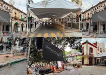 Oaxaca alista el zócalo para el grito: pantallas, pirotecnia y comida gratuita