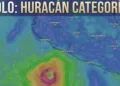 ¡Oaxaca, bajo el golpe de Polo! Huracán categoría 1 amenaza con lluvias de hasta 150 mm