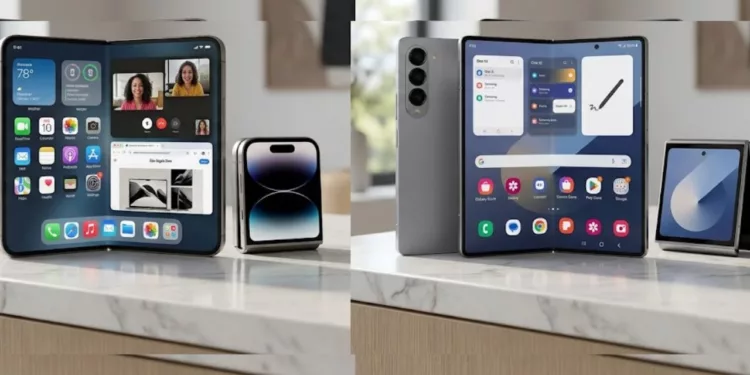 “Recalentando sobras”: Las burlas de Samsung tras la presentación del primer iPhone plegable