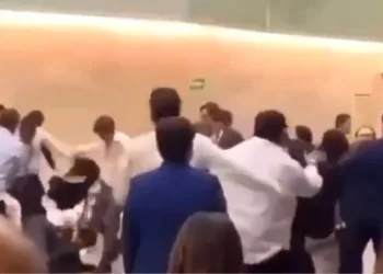 VIDEO | De la gala al zafarrancho: Graduación termina en batalla campal y se vuelve viral