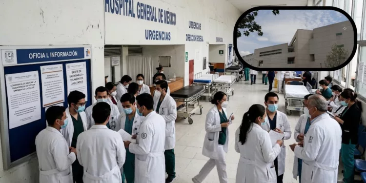 Brote de salmonella en el Hospital General de México deja a 135 médicos enfermos