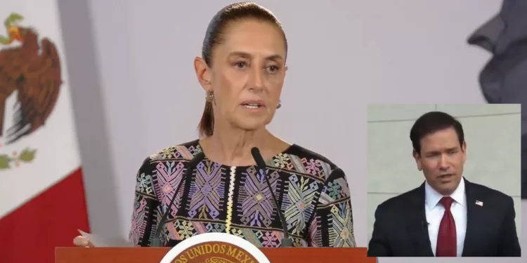 Sheinbaum le responde a Rubio: “no usen a México en su campaña”