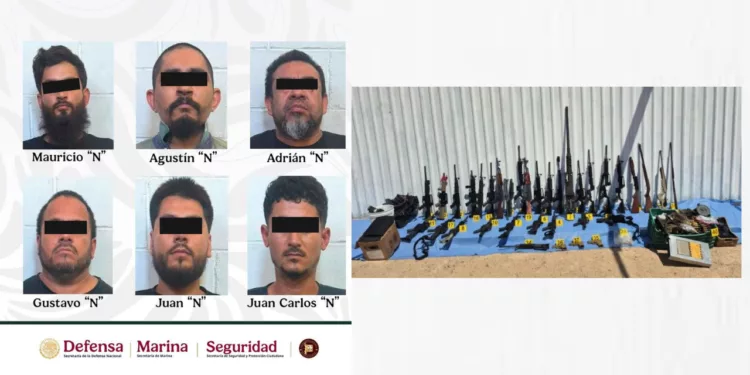 Rescate de gambusinos desata balacera en Sonora; aseguran arsenal con armas calibre .50