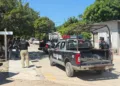 El incidente ocurrido a corta distancia de la escuela primaria Enedino Jiménez generó la movilización de corporaciones de seguridad.