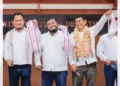 Foto: @emiliomontero // Emilio Montero, Miguel Quetu y Salomón Jara.