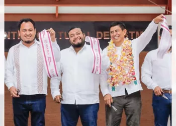 Foto: @emiliomontero // Emilio Montero, Miguel Quetu y Salomón Jara.