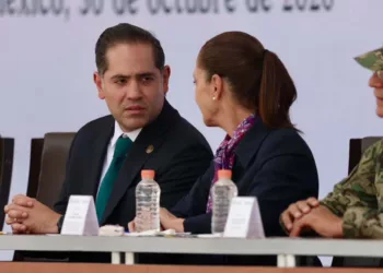 El presidente de la Mesa Directiva de la Cámara de Diputados, Raúl Bolaños-Cacho Cué, asiste a la conmemoración del 60 Aniversario del Plan DN-III-E, encabezada por la Presidenta Claudia Sheinbaum.