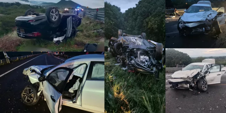 VIDEO | ¡Tragedia al amanecer! Choque frontal y volcadura en la 175 deja dos muertos