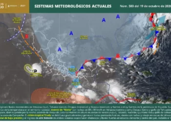 Lluvias intensas, vientos de hasta 80 km/h y frío: el frente frío golpea a Oaxaca