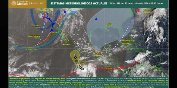 Norte, lluvias y frío: Oaxaca enfrenta una jornada de contrastes por sistemas meteorológicos
