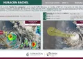 Rachel recupera fuerza y vuelve a categoría 2; el Pacífico enfrenta lluvias, viento y oleaje peligroso
