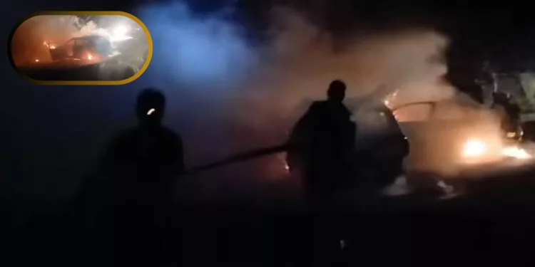 VIDEO | ¡El asfalto se volvió infierno! Choque brutal e incendio en la Mitla–Tehuantepec deja dos cuerpos calcinados y una joven herida