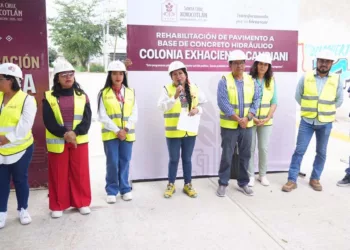 Entrega Xoxocotlán rehabilitación de la avenida Quinta Las Águilas
