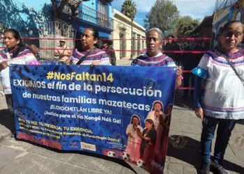 Foto: Jesús Santiago // Denuncian la persecución judicial alentada por Eliza Zepeda.