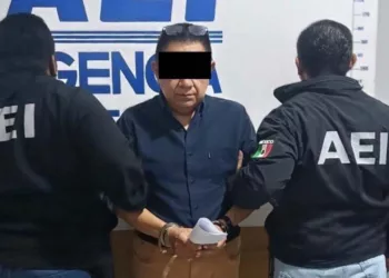 El empresario Enrique Marín Ruiz fue trasladado ante los juzgados de control.