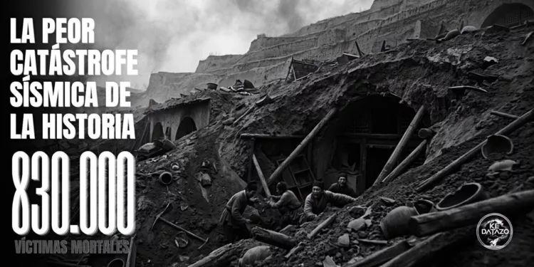 El terremoto de Shaanxi, China, en 1556, es considerado el más mortífero en la historia.