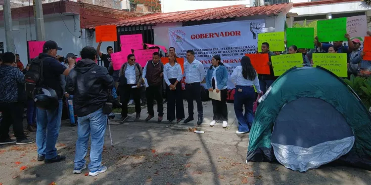 Foto: redes sociales // En diversas ocasiones agremiados del SUTTEBCEO han demandado mejores condiciones de trabajo.