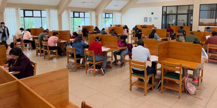 Foto: IEEPCO // Examen de conocimientos para aspirantes a integrar consejos distritales.