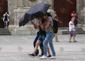 Foto: Adrián Gaytán // Frío y lluvia afectan las vías respiratorias.