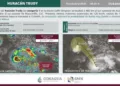 Huracán Trudy alcanza categoría 1 y pone en alerta a Guerrero y Oaxaca por lluvias intensas