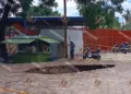 VIDEO | ¡Se vuelve a hundir el Parque del Amor! Socavón amenaza a estudiantes y deja al descubierto riesgos en el drenaje