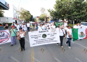 Foto: Adrián Gaytán // La marcha se realizó de la Fuente de las 8 Regiones al Zócalo de la Ciudad.