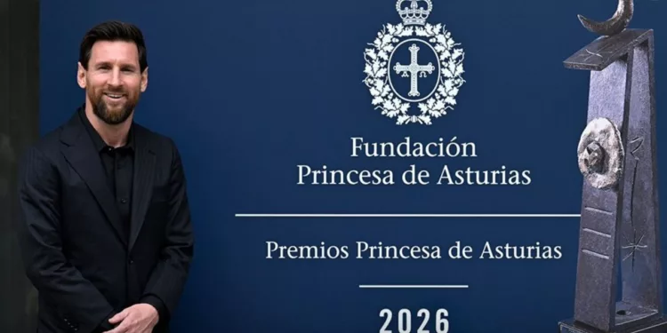Leo Messi recibe el Premio Princesa de Asturias de los Deportes 2026 en Oviedo