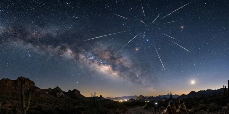 Lluvia de estrellas del Cometa Halley HOY: Hora exacta para ver las Oriónidas 2026 en México