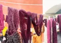 La grana cochinilla revela sus tonalidades en taller de teñido