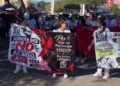 Foto: redes sociales // Movilización en Cajeme, Sonora.