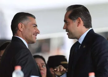 Foto: cortesía // Omar García Harfuch y el diputado Raúl Bolaños Cacho.