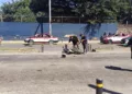 Peritos de la AEI iniciaron las pesquisas para esclarecer cómo ocurrió el siniestro.