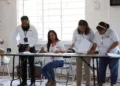 Foto: IEEPCO // Preparación de la papelería electoral, los últimos días de mayo, previo a las votaciones intermedias.