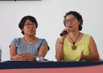 Foto: IEEPCO // Rita Bell López Vences, como consejera electoral en Oaxaca.