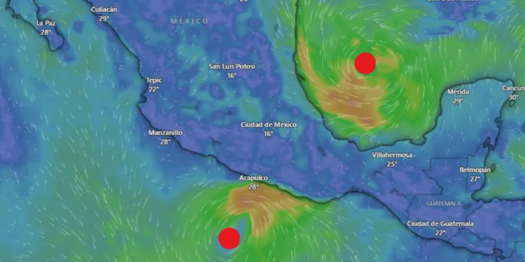 ¡Oaxaca, bajo doble amenaza! Ciclón en el Pacífico y tormenta tropical Isaías en el Golfo disparan el riesgo