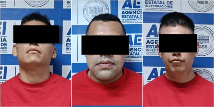 Tres sujetos identificados como D.T.A.O., L.D.A.O. y J.G.M. fueron asegurados por el delito de homicidio calificado.
