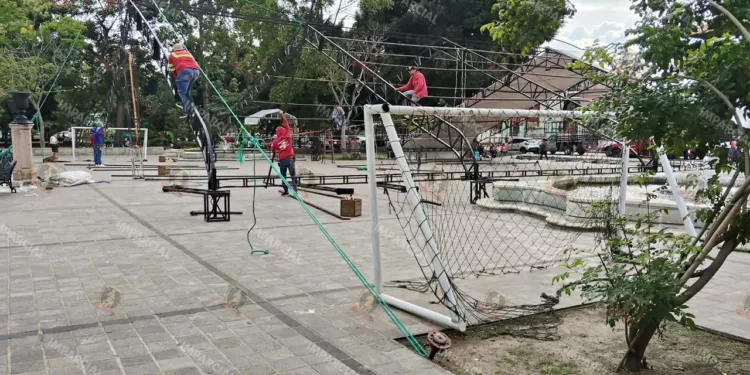 Foto: Jesús Santiago // Trato de mercado para el Paseo Juárez El Llano, acusan.