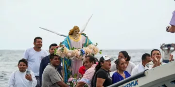 Puerto Ángel celebra al Santo Ángel Custodio entre fe, mar y tradición