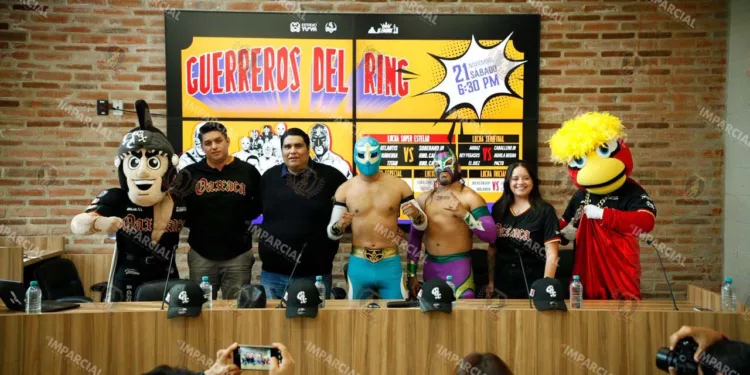 En conferencia de prensa se dieron a conocer los detalles de la función "Guerreros del ring". Foto: Jorge Luis Plata