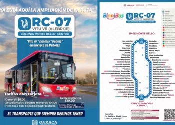 Ruta RC-07 llega al Centro: BinniBus extiende recorrido de Vitu Vii hasta Zaragoza