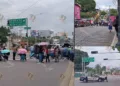 VIDEO | Se frena el transporte en Oaxaca: bloqueos del magisterio suspenden ocho rutas del Binnibus