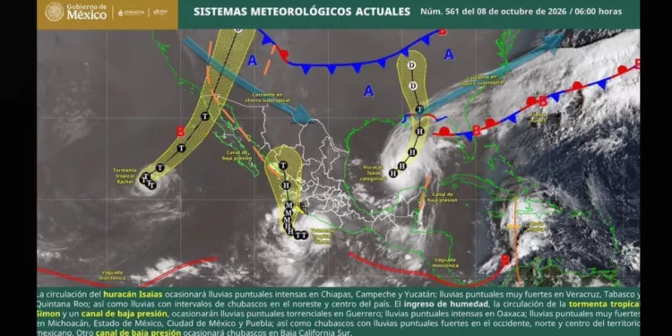 Lluvias, tormentas y mar picado: Oaxaca enfrenta otro día de temporal