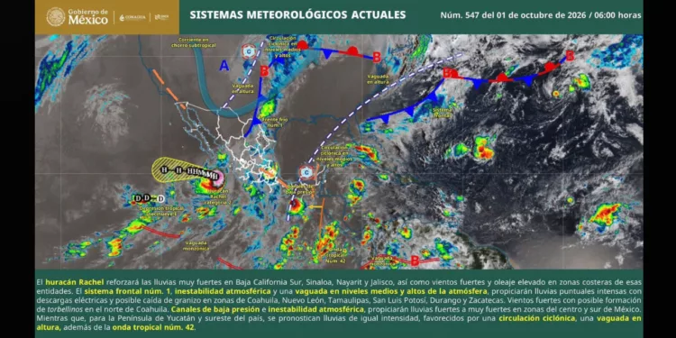 Lluvias, niebla y mar picado: octubre arranca con cambios bruscos en el clima de Oaxaca