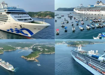 Coral Princess abre la temporada de cruceros 2026-2027 en Huatulco