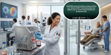 El Hospital Universitario “Dr. José Eleuterio González” de la UANL realizará el primer ensayo clínico en México con células CAR-T de producción nacional. Fotos: Ilustrativa / IA / / @COFEPRIS