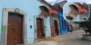 ¡Oaxaca, entre fachadas que se desploman y autoridades rebasadas! Más de 100 edificios amenazan con colapsar en el Centro Histórico
